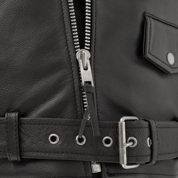 NWT FMC Superstar Men's Motorcycle Leather Jacket - Picture 15 of 16